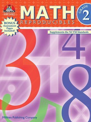 cover image of Math Reproducibles - Grade 2